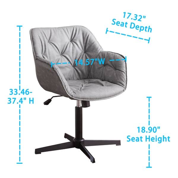 Art Leon Mid Century Swivel Office Desk Chair Bed Bath & Beyond